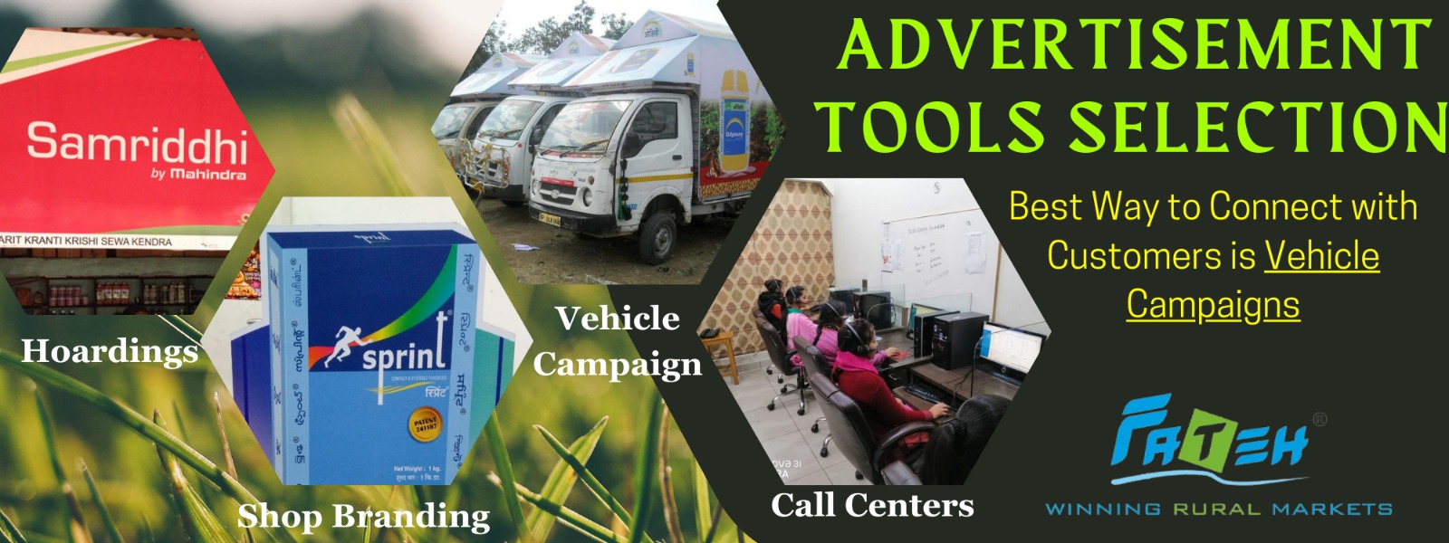 Advertisement Tools Selection by Fateh Rural Limited